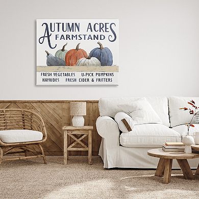 Stupell Home Decor Autumn Acres Farmstand Canvas Wall Art