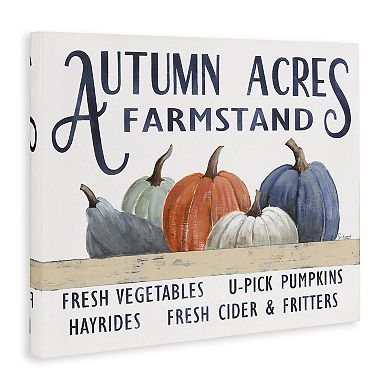 Stupell Home Decor Autumn Acres Farmstand Canvas Wall Art