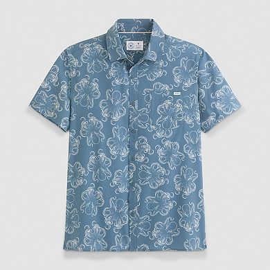 Men's Hurley Ocean Ditz Allover Print Stretch Woven Shirt