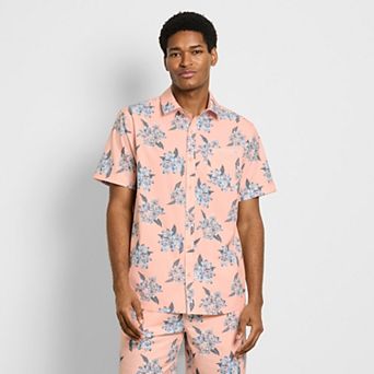 Men's Hurley Ocean Ditz Allover Print Stretch Woven Shirt