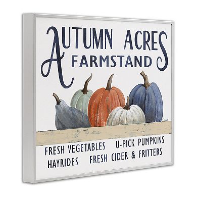 Stupell Home Decor Autumn Acres Farmstand Framed Giclee Wall Art
