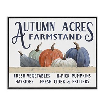 Stupell Home Decor Autumn Acres Farmstand Framed Giclee Wall Art
