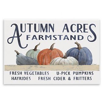 Stupell Home Decor Autumn Acres Farmstand Plaque Wall Art
