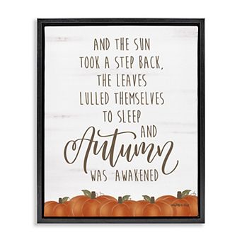 Stupell Home Decor Autumn Awakened Framed Canvas Wall Art