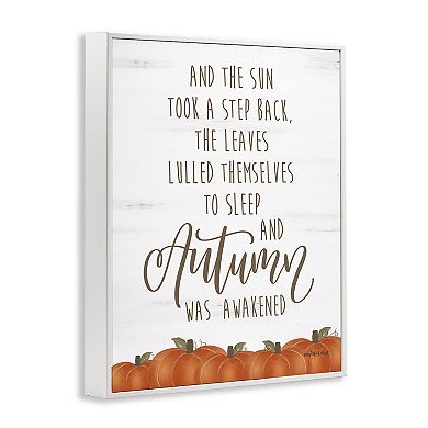 Stupell Home Decor Autumn Awakened Framed Giclee Wall Art