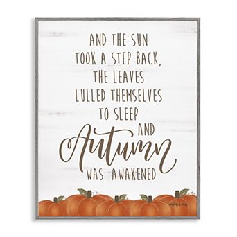 Stupell Home Decor Autumn Awakened Framed Giclee Wall Art