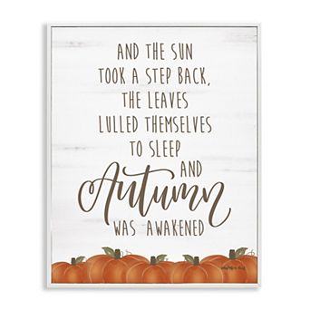 Stupell Home Decor Autumn Awakened Framed Giclee Wall Art