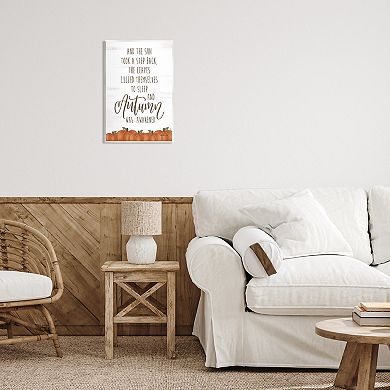 Stupell Home Decor Autumn Awakened Plaque Wall Art