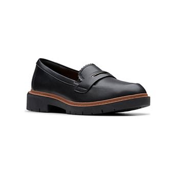 Clarks® Westlynn Glow Women's Leather Lug Sole Loafers