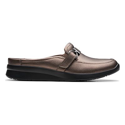 Clarks Women\'s Ellowyn Amelia Women\'s Slip-On Mules  Bronze Brown  Size 8.5 Clarks Collection Ellowyn Amelia Casual Slip-On Mule | HSN main image 2