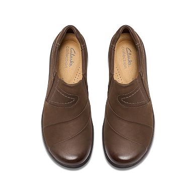 Clarks® Carleigh Abby Women's Nubuck Slip-On Casual Shoes