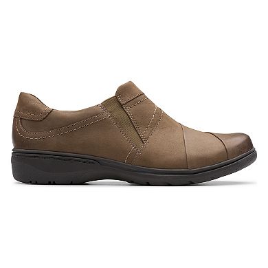 Clarks® Carleigh Abby Women's Nubuck Slip-On Casual Shoes