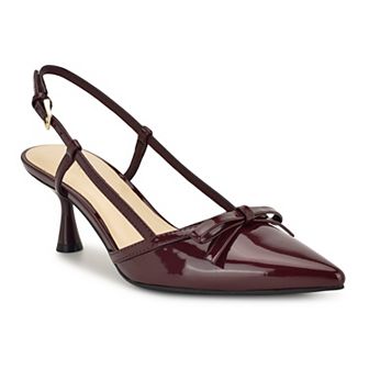 Nine West Reissa Women's Pointed Toe Slingback Dress Pumps