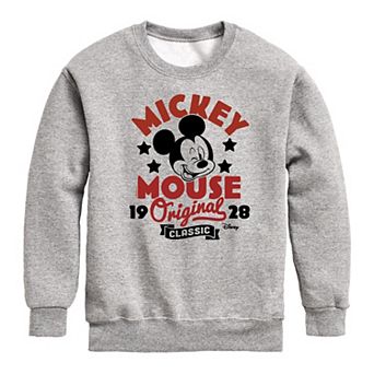 Disney's Mickey Mouse Boys 8-20 Original Classic Crew Fleece Sweatshirt