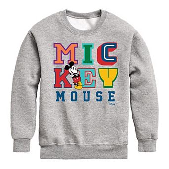 Disney's Mickey Mouse Boys 8-20 Graphic Crew Fleece Sweatshirt