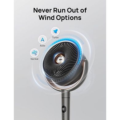 DREO 37-42 inch 9-Speed Oscillating Pedestal Fan