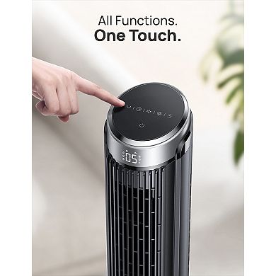 DREO 40 inch Tower Fan with Remote 5 Speed 90° Oscillation
