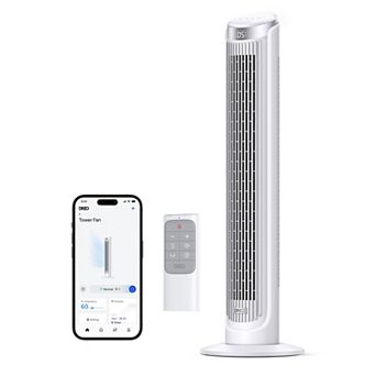 DREO 40 inch Smart Tower Fan with Remote 5 Speed