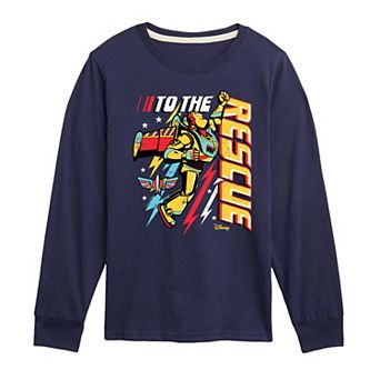 Disney / Pixar's Toy Story Buzz Boys 8-20 To The Rescue Pop Art Long Sleeve Graphic Tee