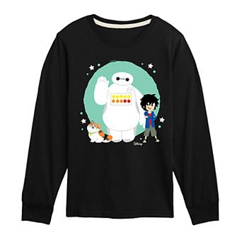 Disney's Baymax Hiro & Mochi Boys 8-20 Long Sleeve Graphic Tee