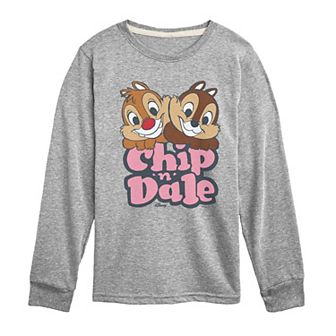 Disney's Chip 'N' Dale Boys 8-20 Stacked Long Sleeve Graphic Tee