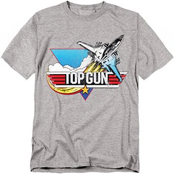 Big & Tall Top Gun Jet Trail Logo Graphic Tee