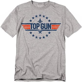 Big & Tall Top Gun Star Graphic Tee