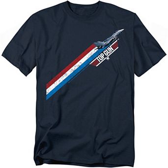 Big & Tall Top Gun Stripes Graphic Tee