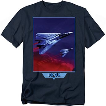Big & Tall Top Gun Jets Poster Graphic Tee