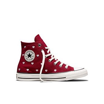 Converse Chuck Taylor All Star Hearts & Roses Big Kid Girls Lace-Up High-Top Sneakers