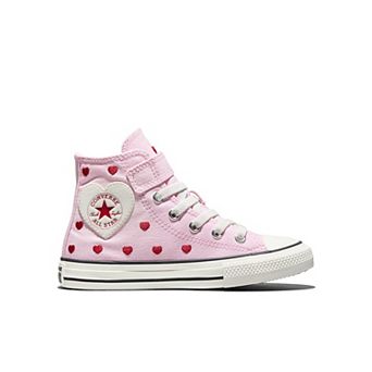 Converse Chuck Taylor All Star Hearts & Roses Little Kid Girls Easy-On High-Top Sneakers