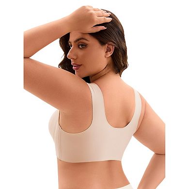 Women's Full Coverage Push Up Wirefree Support Bra