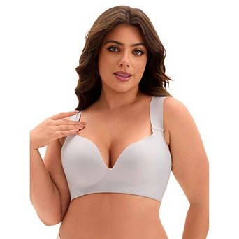 Women's Full Coverage Push Up Wirefree Support Bra