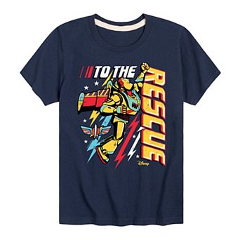 Disney / Pixar's Toy Story Buzz Boys 8-20 To The Rescue Pop Art Graphic Tee