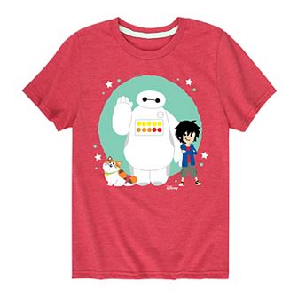 Disney's Baymax Hiro & Mochi Boys 8-20 Graphic Tee