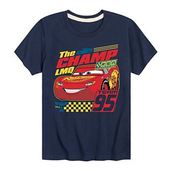 Disney / Pixar's Cars Lightning McQueen Boys 8-20 The Champ Graphic Tee