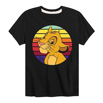 Disney's The Lion King Simba Boys 8-20 Sunset Graphic Tee