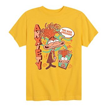 Disney / Pixar's Inside Out 2 Boys 8-20 Anxiety Too Much Pressure Graphic Tee