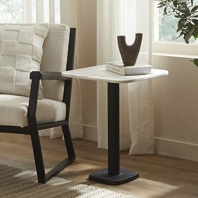 Renwil Laila Side Table In Black Color