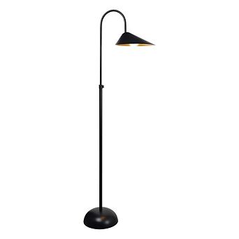 Renwil Forte 1 Light Matte Black Floor Lamp