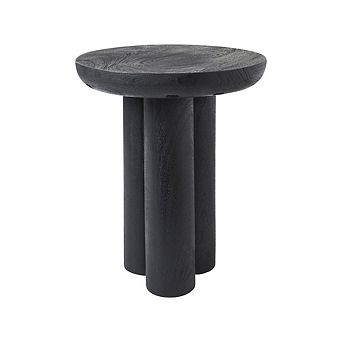 Renwil Quintin Side Table In Black Color