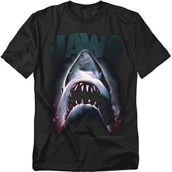 Big & Tall Jaws Terror In The Deep Graphic Tee
