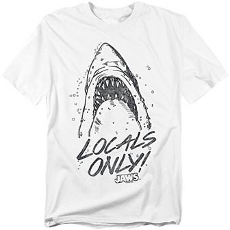Big & Tall Jaws Locals Only Graphic Tee
