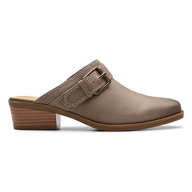 Clarks Danyelle Mist Women's Leather Slip-On Mules
