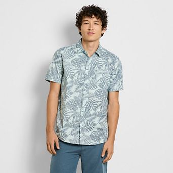 Men's Hurley Aloha Textured Woven Short Sleeve Shirt