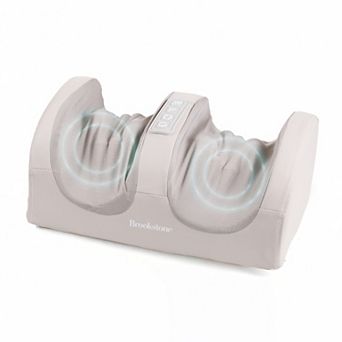 Brookstone Shiatsu Foot Massager with Heat & 20 Massage Nodes