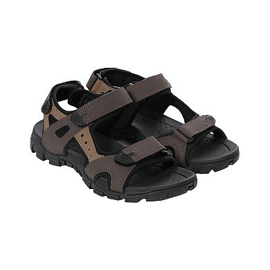 Gioberti Men's Open Toe Sandals with Adjustable Straps and Arch Support