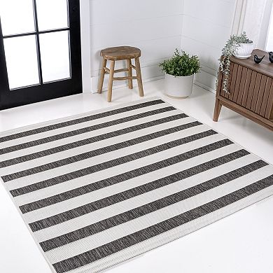 Aveiro Wide Stripe Indoor/Outdoor Area Rug