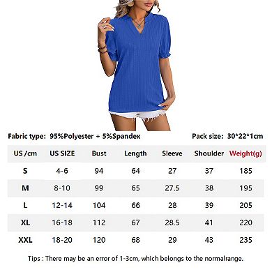 Womens Polo Shirt Lapel V Neck Tops Short Sleeve Plain T-Shirts Casual Blouses Golf Tennis Work Tee