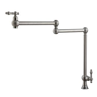 CASAINC 1.8 GPM Pot Filler Kitchen Faucet with 2 Handle
